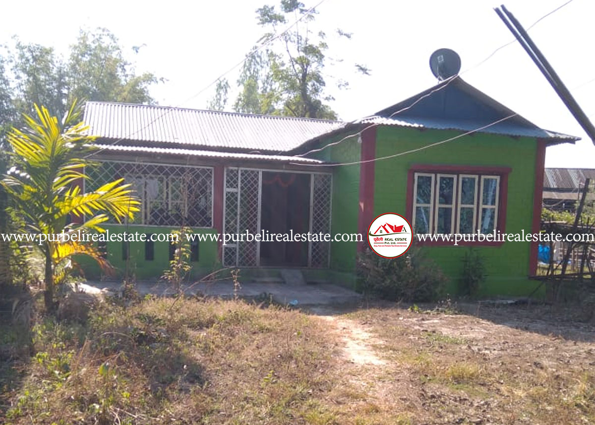 कमल-०३, सानो केरखामा १ तल्ला भुइँ घर बिक्रीमा