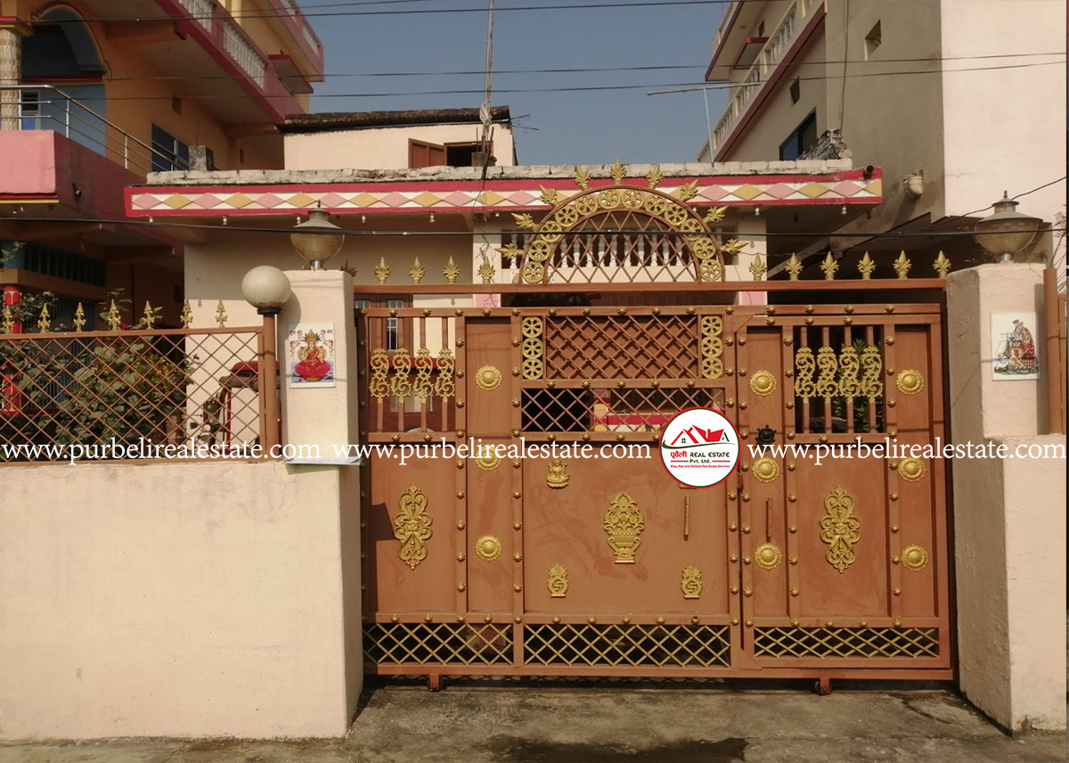 बिराटनगर-४, साईराम टोलमा आकर्षक १ तल्ला घर बिक्रीमा