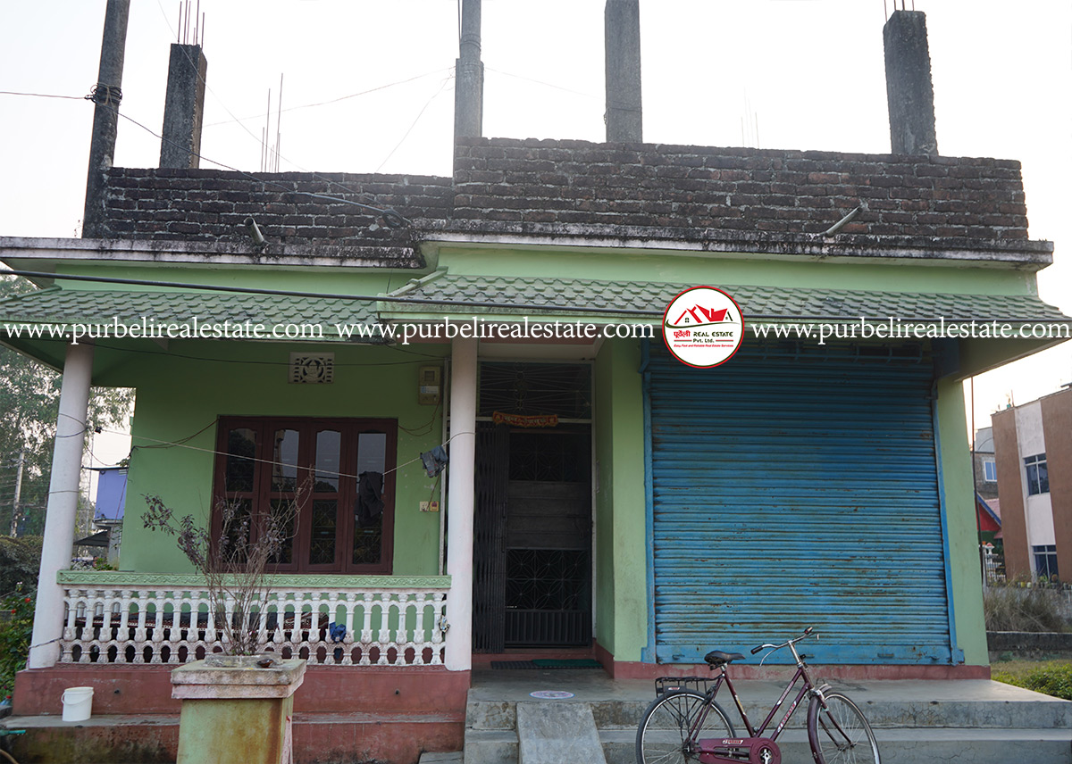 दमक-०४, कृष्ण मन्दिरमा १ तल्ला घर बिक्रीमा