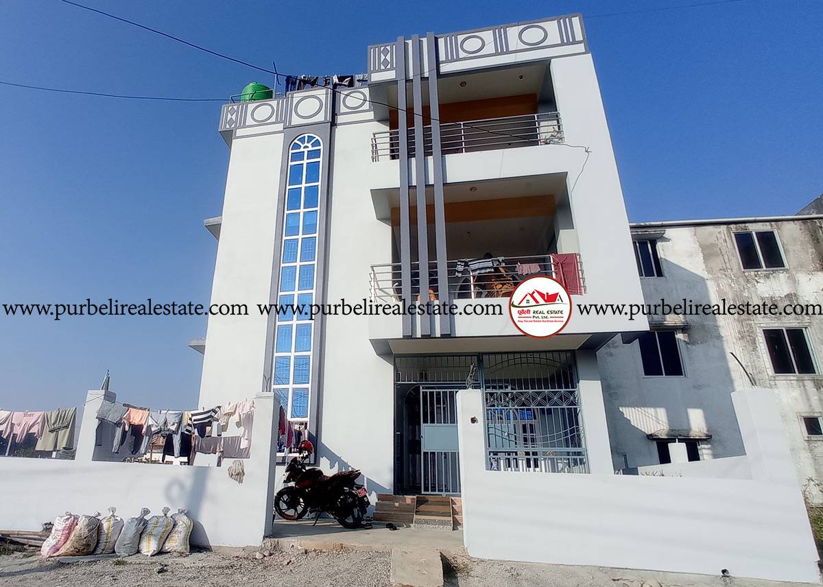 दमक-२, बोतल हाउस अगाडि ३ तल्ला घर बिक्रीमा