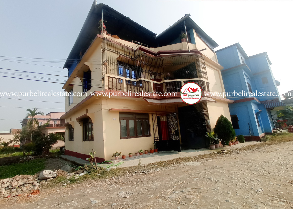 कन्काई नगरपालिका-३, नयां बस्तीमा २ तल्ला घर बिक्रीमा