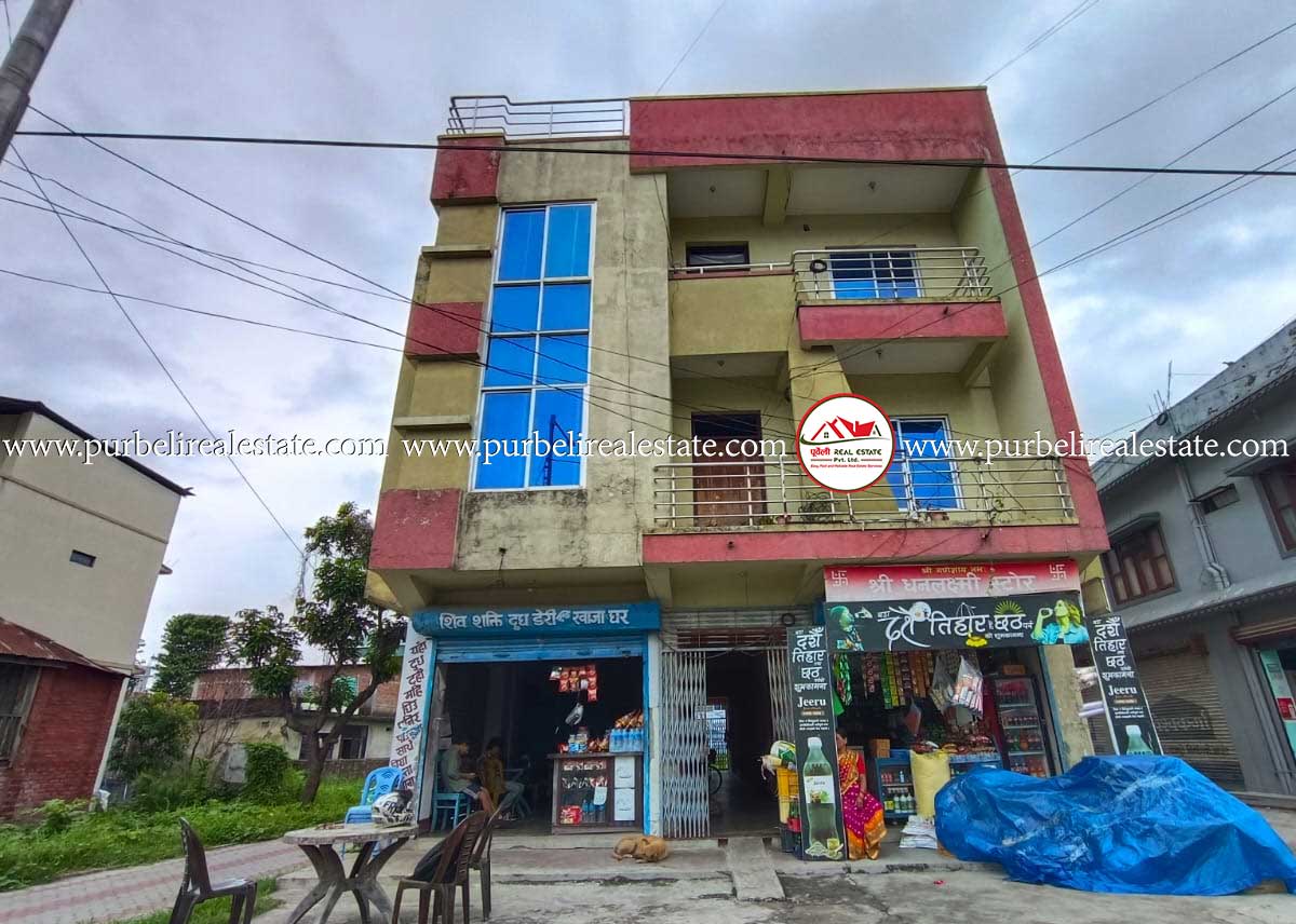 Pleasing House on Sale in Damak-01, Hawaldar Chowk | दमक-०१, हवल्दार चोकमा सुन्दर ३ तल्ला घर बिक्रीमा