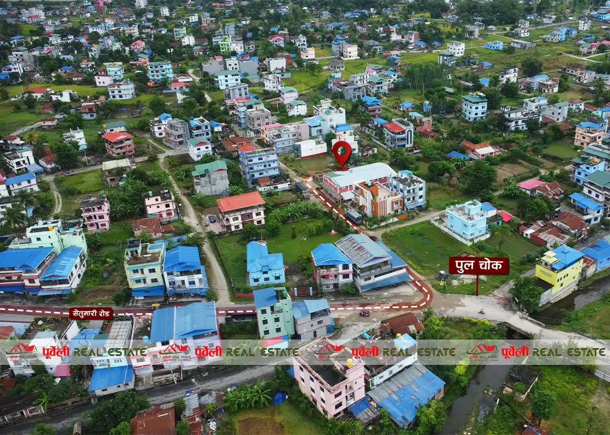 दमक–०८, एभरेस्ट बोर्डिंग छेउ पुल चोक पश्चिममा ९.२५ धुर जग्गा बिक्रीमा आएको छ | Damak-08, Near Everest Boarding (West of Pul Chowk) – 9.25 Dhur Land for Sale